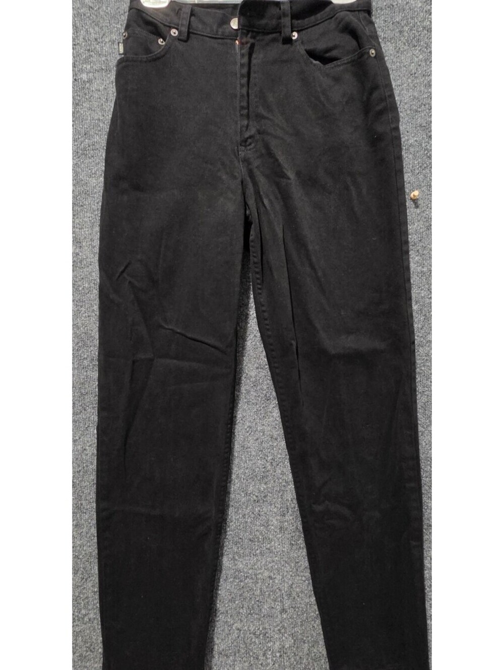 RL47. Vintage Lauren Jeans Co Ralph Lauren Black Straight Leg Jeans Size 4 Y2K